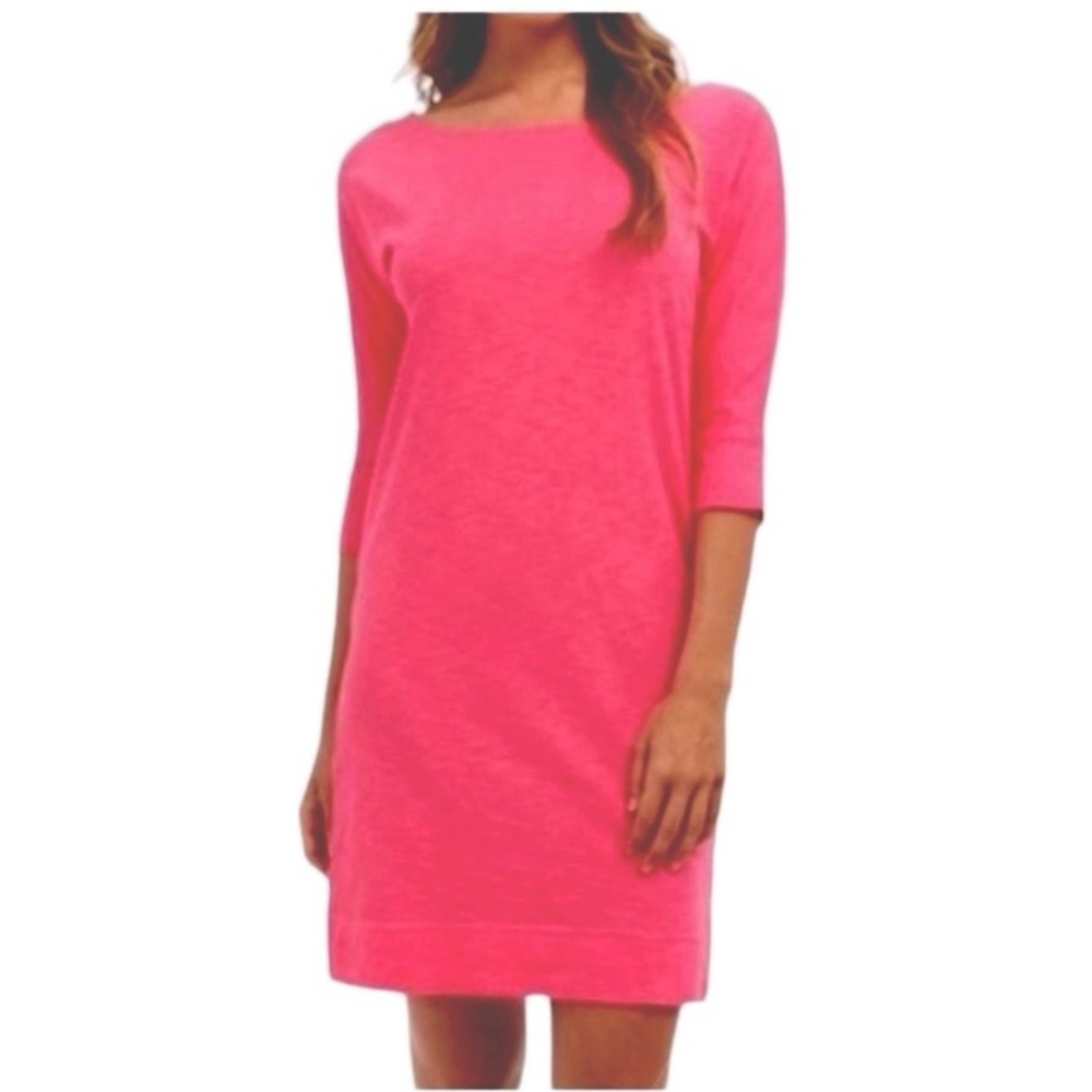 Lilly Pulitzer dress pink cotton size small